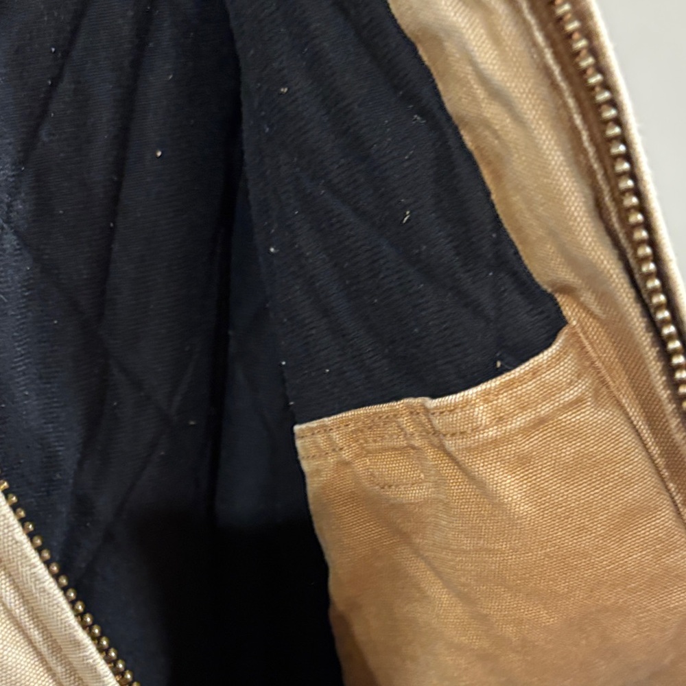 Carhartt Men's Tan Hooded Jacket 2XL Tall - Picture 9 of 9